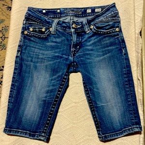Miss Me blingy jean shorts